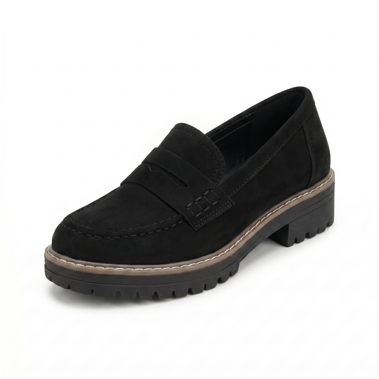 Mocasines Casual Camel con Suela Grip