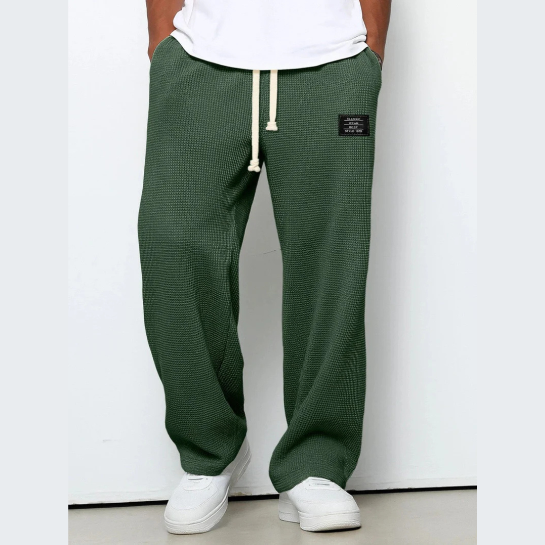Pantalón Casual con Confort de Punto Texturizado para Hombre