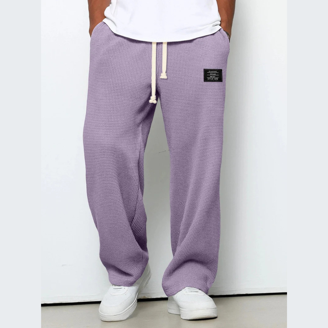Pantalón Casual con Confort de Punto Texturizado para Hombre