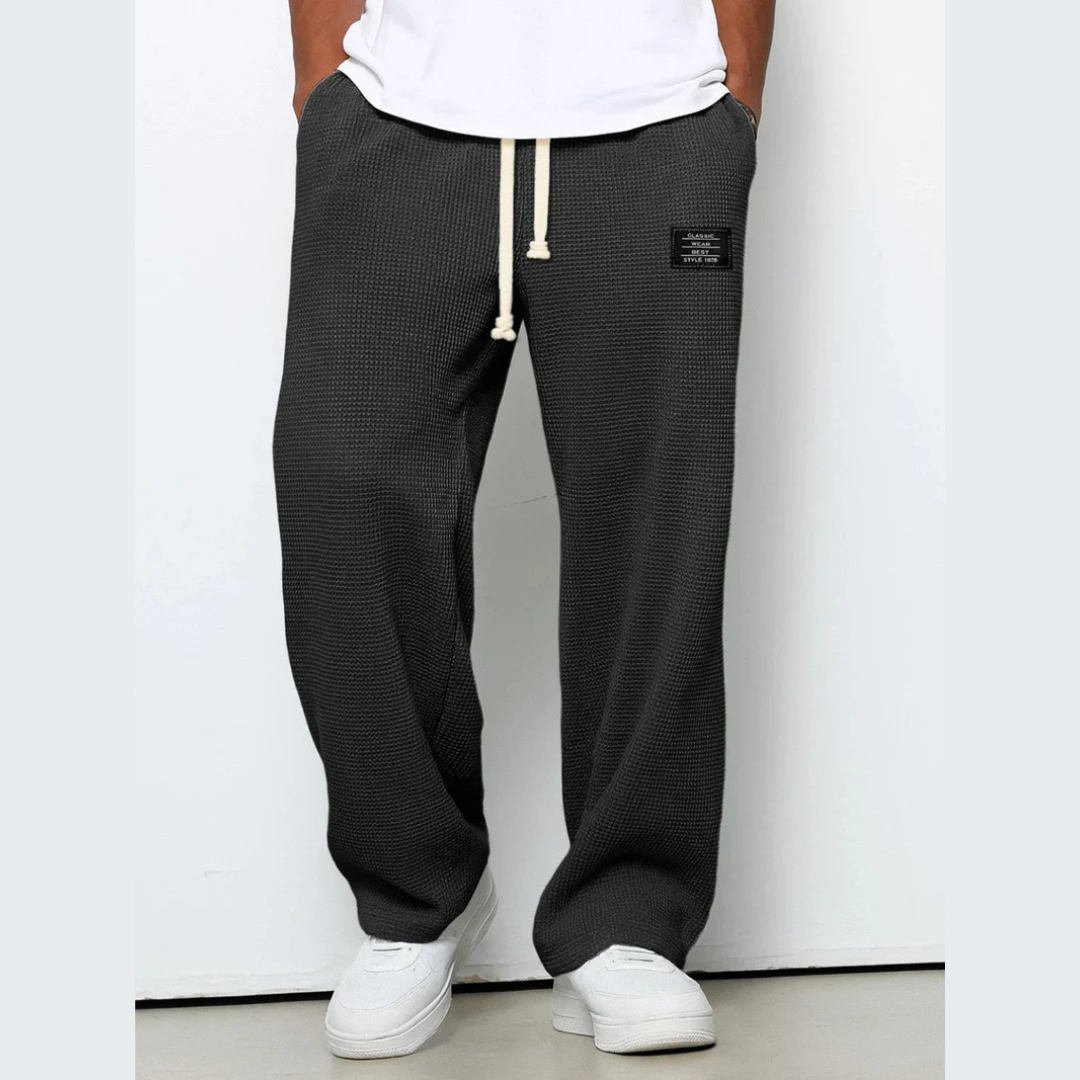 Pantalón Casual con Confort de Punto Texturizado para Hombre