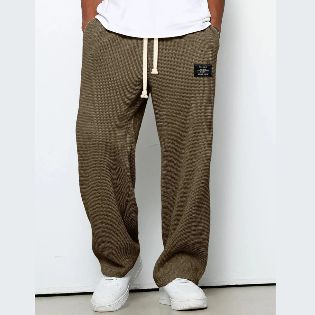 Pantalón Casual con Confort de Punto Texturizado para Hombre