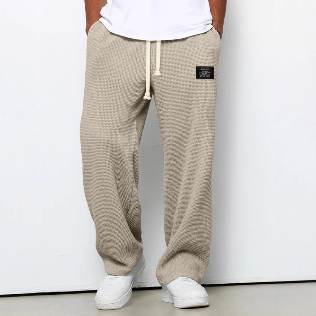 Pantalón Casual con Confort de Punto Texturizado para Hombre